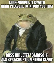 Eschtraichisch-Poarisch, na volle Pärig! xD