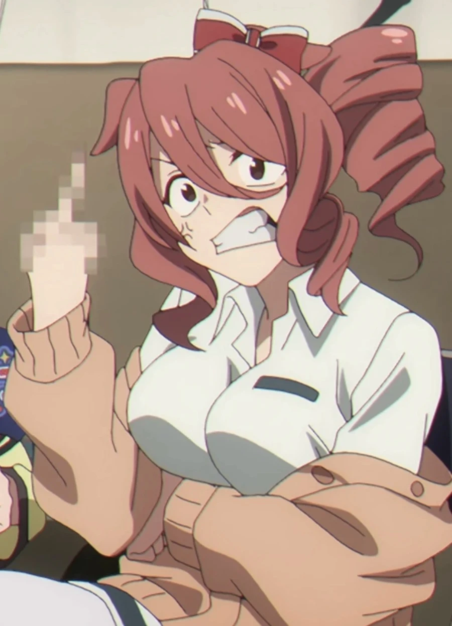 the real Norn Ace giving the finger