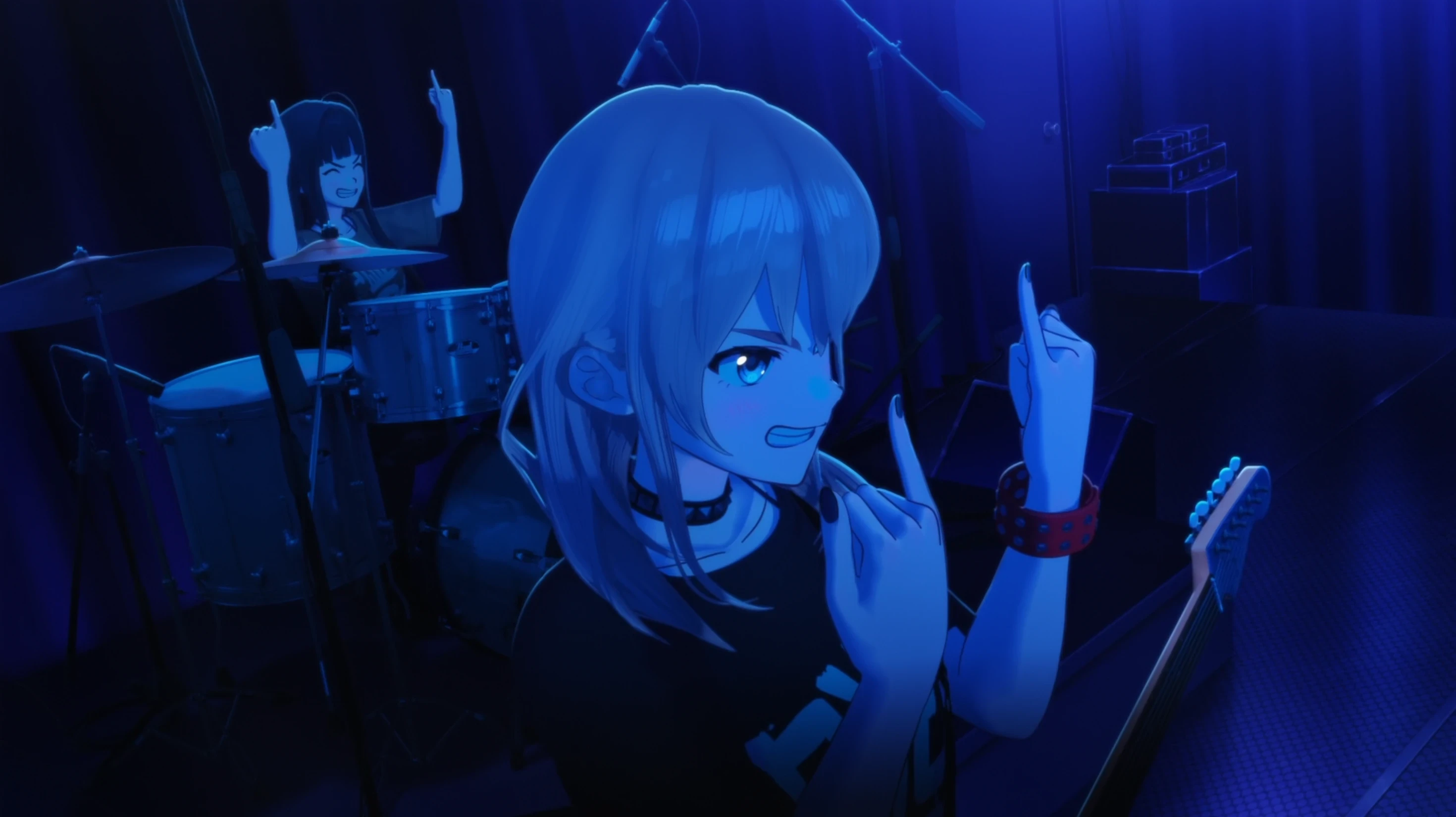 flip them off! (with pinkies)