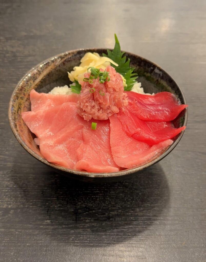 Toro Mix Kaisendon from Tsukijiro in Tsukiji Market, Tokyo, Japan