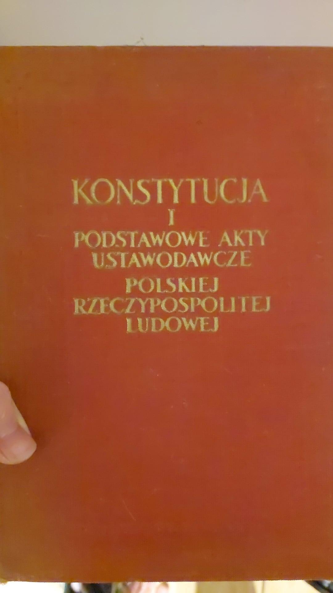 "Constitution and basic legislative acts of Polish People's Republic"