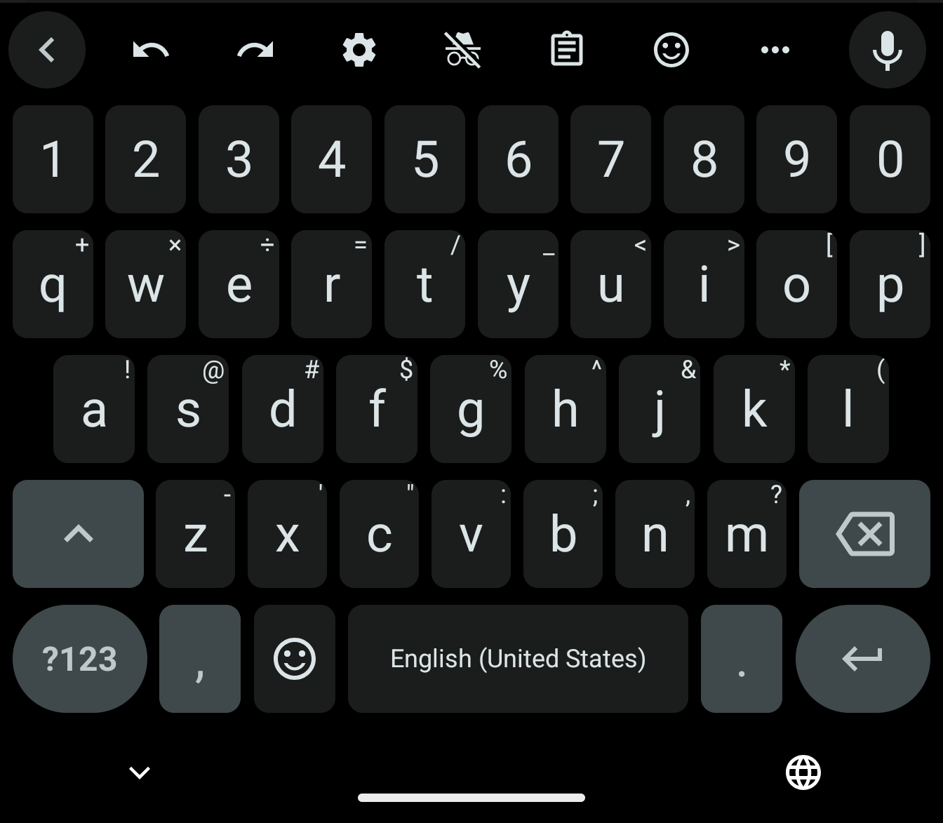 FlorisBoard AMOLED Preview