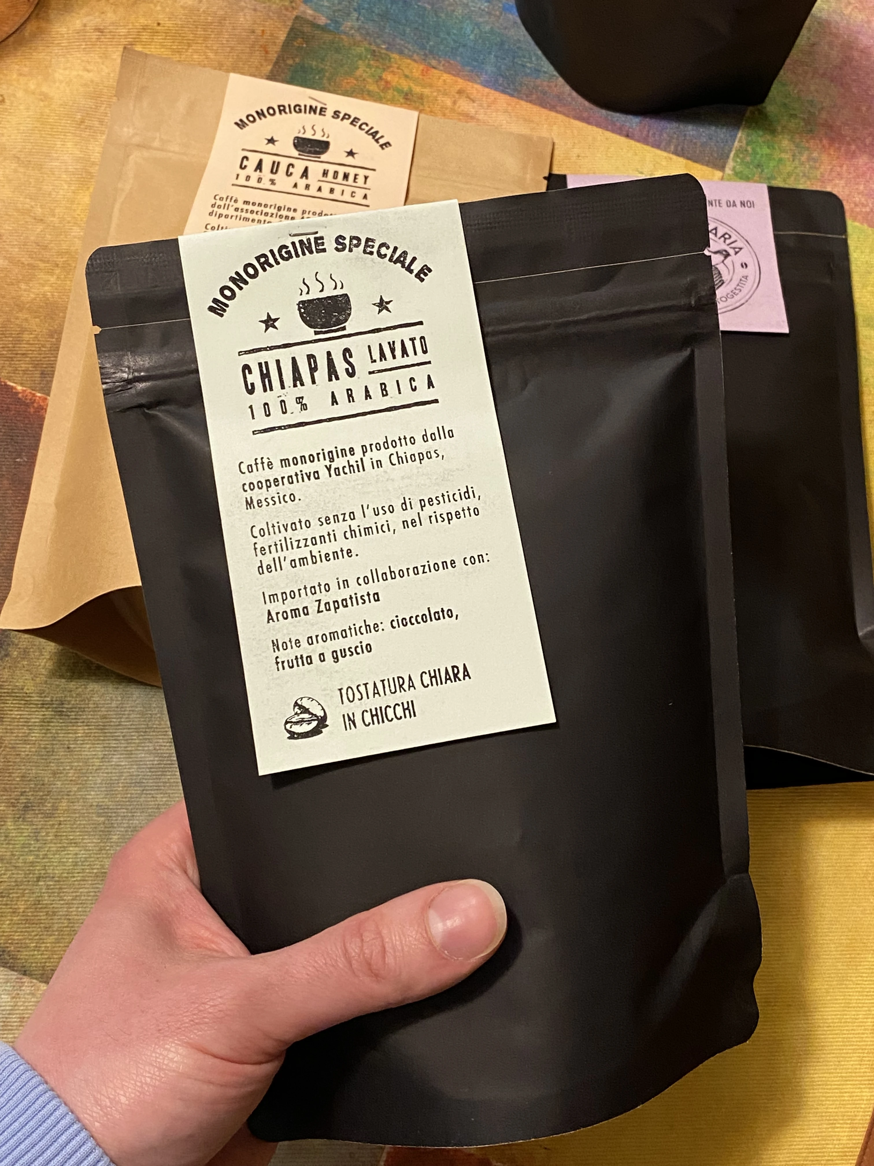 Coffee bags by La Linertaria