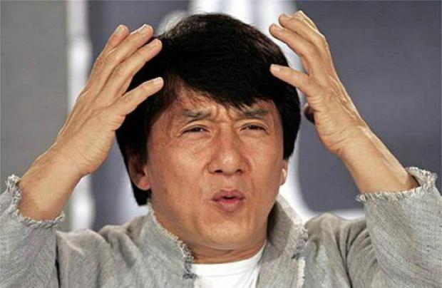 jackie chan wtf meme, no text