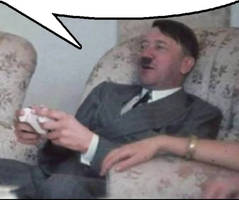 Hitler speech bubble