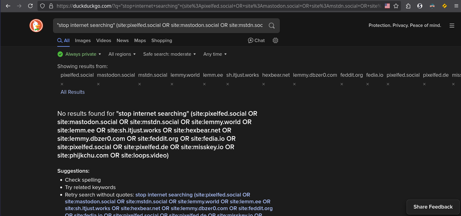 Fedi-Search Results Page