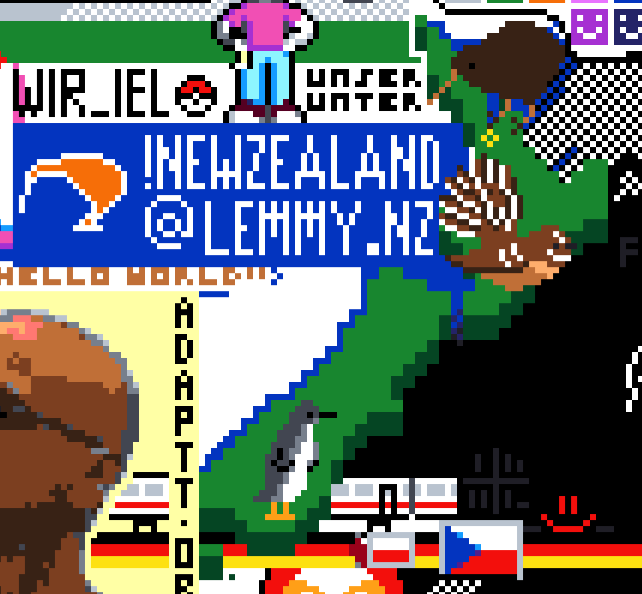 screen shot of completed template on the canvas
