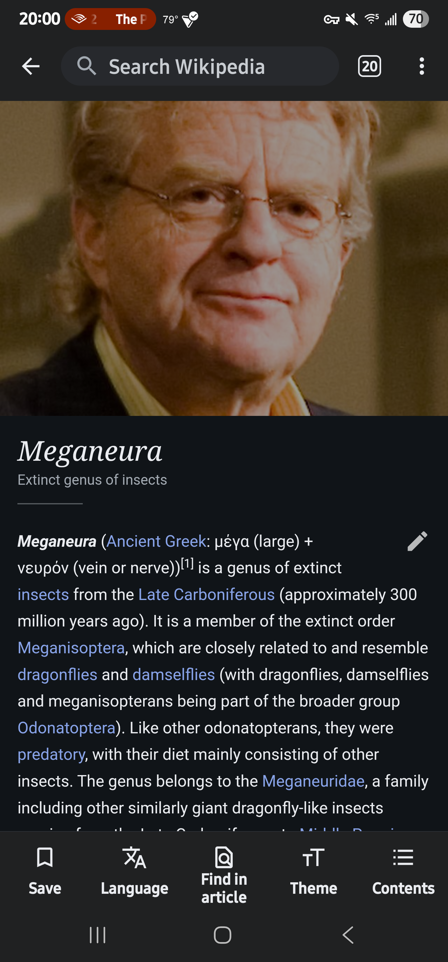 my Wikipedia app brought me to the right page from your link, but loaded the wrong image (Jerry Springer, lol). pointless reply, but kinda silly.
