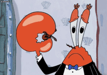 Mr Krabs tiny violin gif