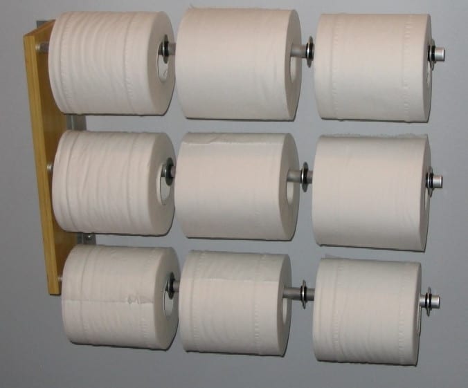 multi-roll toilet paper holder image