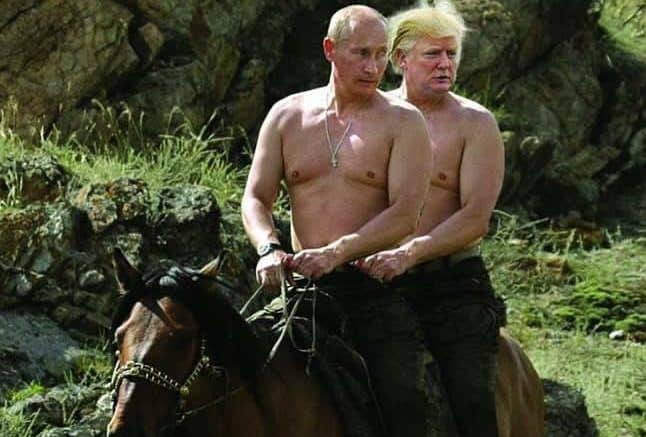 Putin Trump bareback