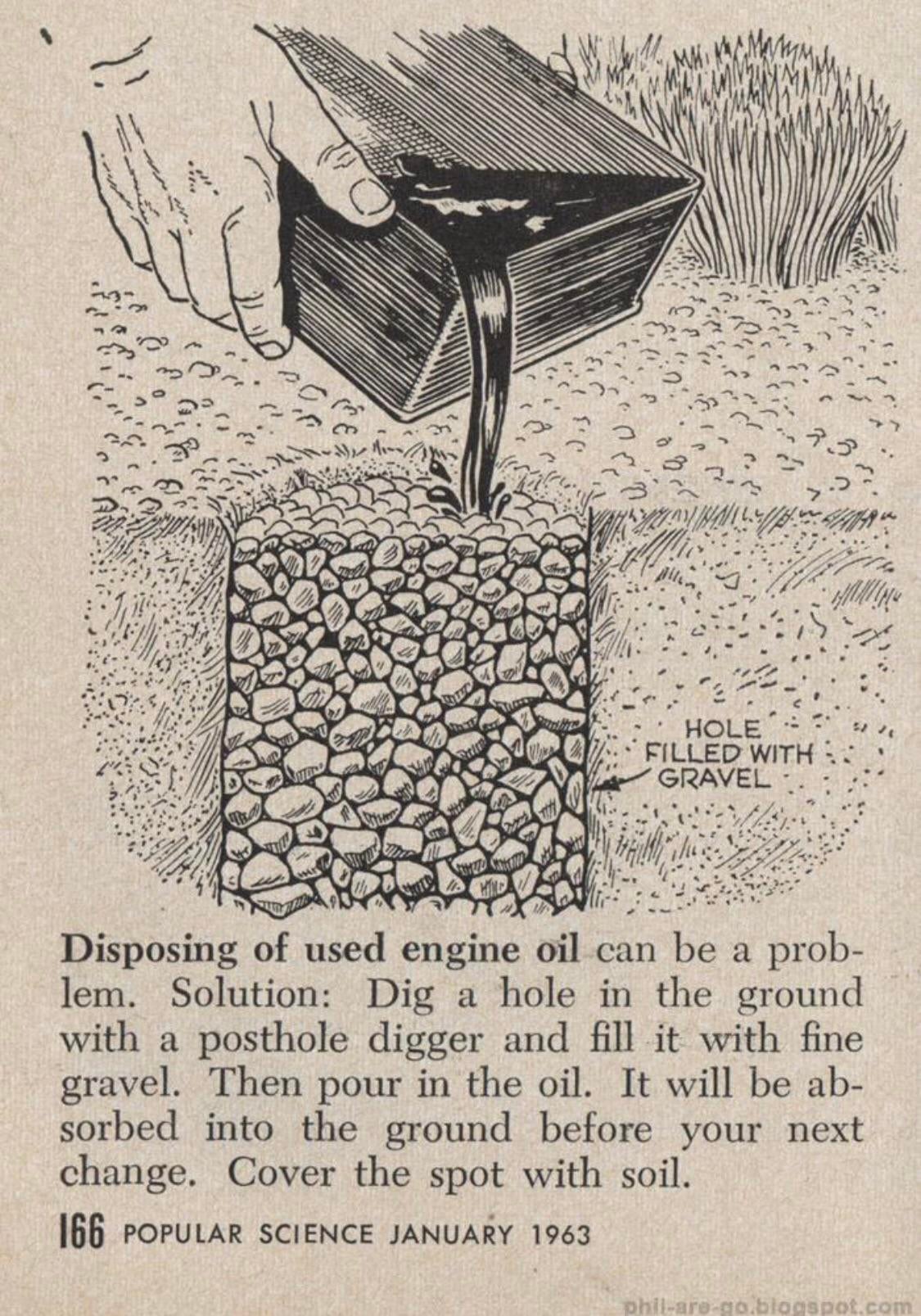 Just be sure to fill it with gravel first
