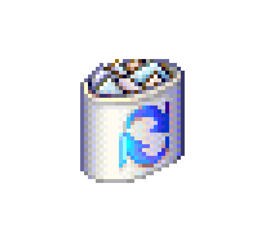 Actual Windows 2000 recycle bin icon