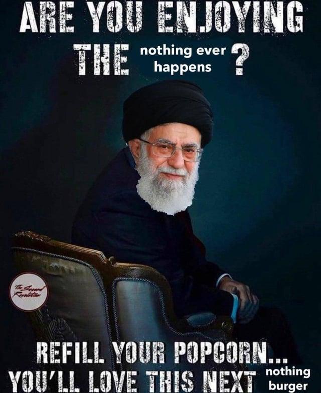 Iran nothing ever happens . please strike tel aviv now ! 