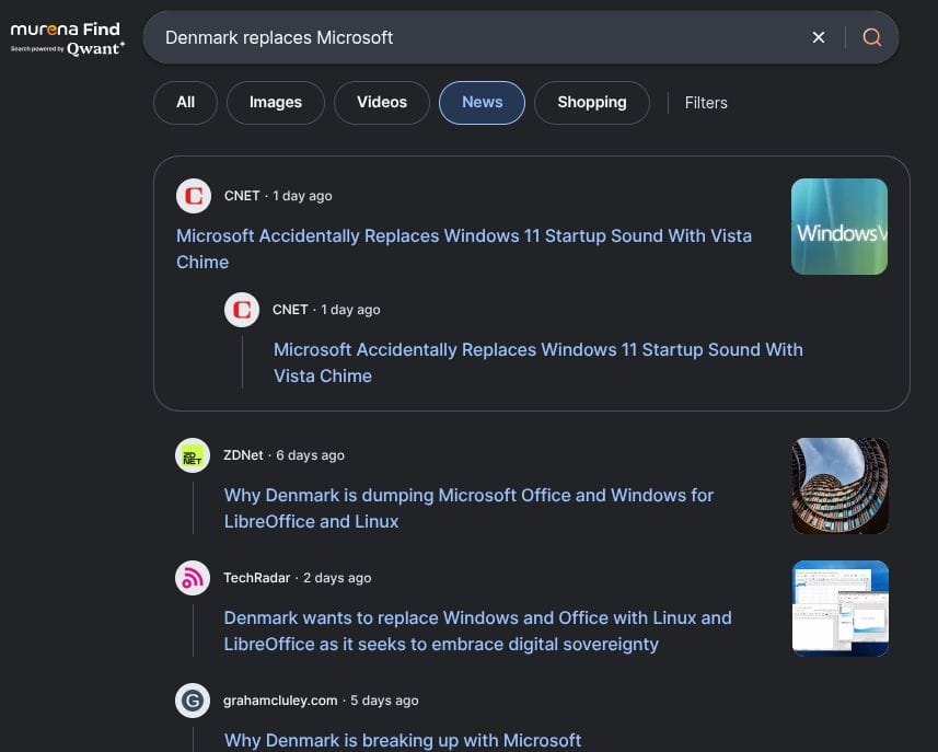 A Search Engine that Respects You! Murena Find is Here