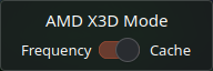 Screenshot of the KDE X3D Mode widget