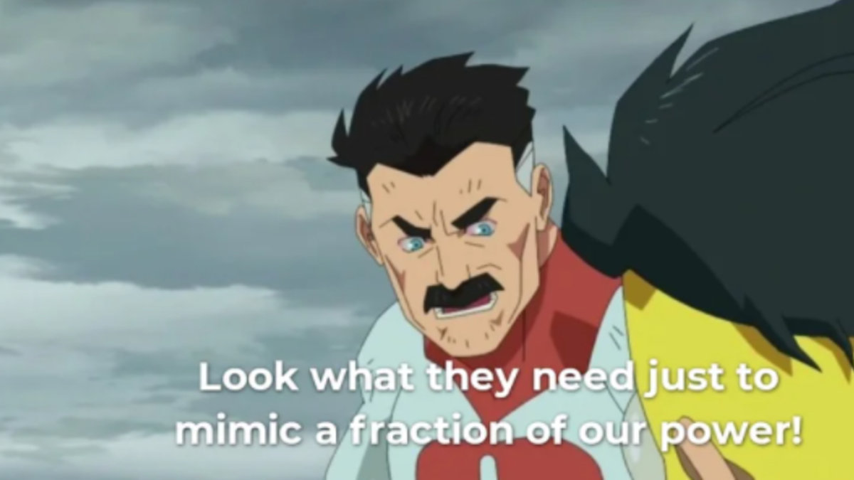 look at what they need just to mimic a fraction of our power