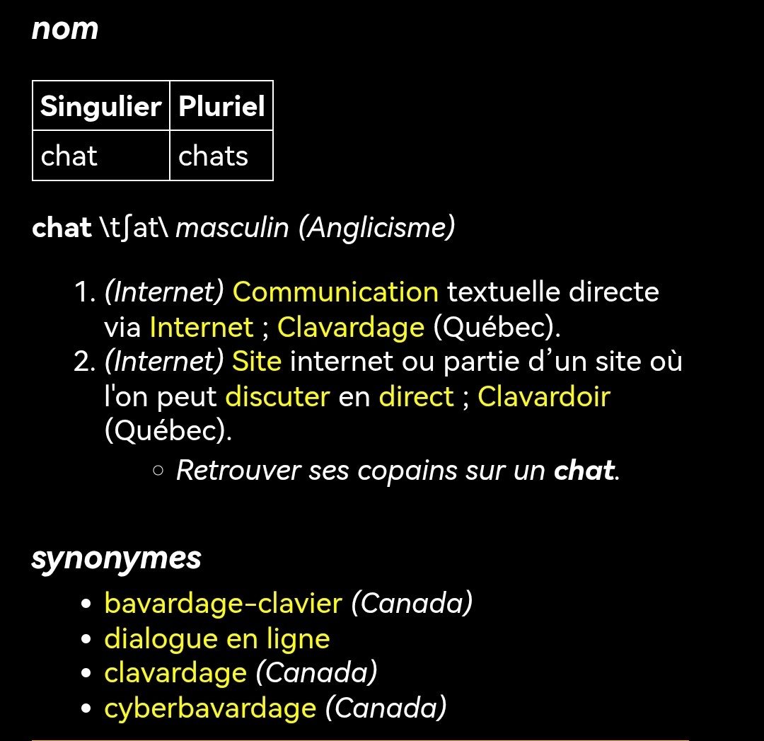 chat
