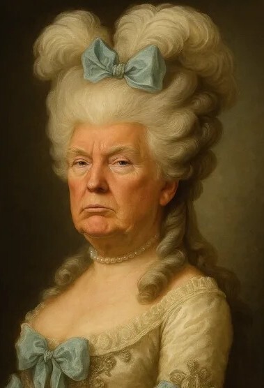 Donald Trump, the queen