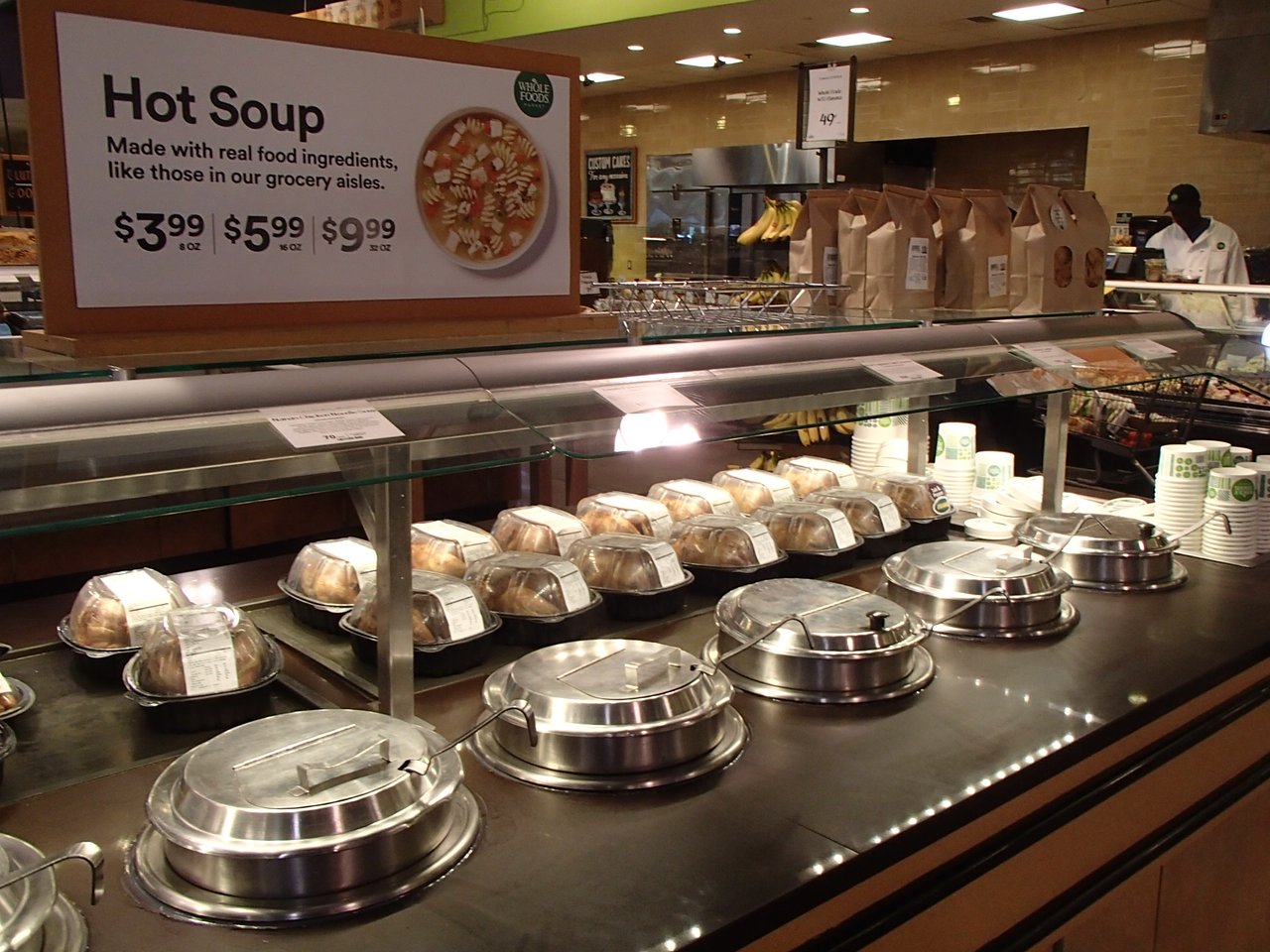 Whole Paycheck(Foods) soup bar