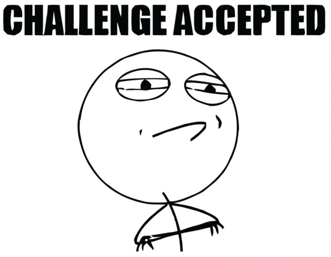 challenge accepted