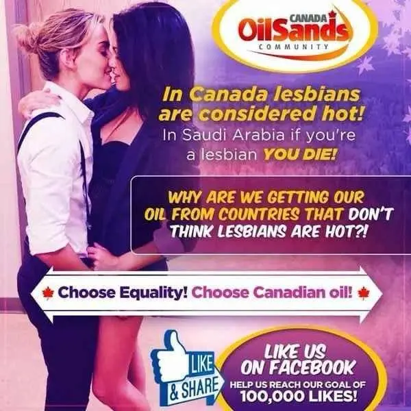 Canada lesbian oil sands