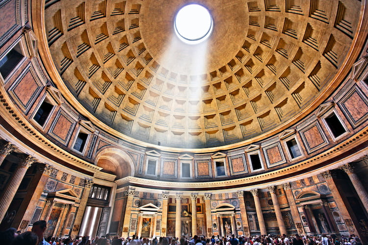 Interior of the pantheon