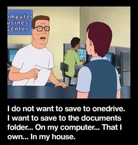 No OneDrive!