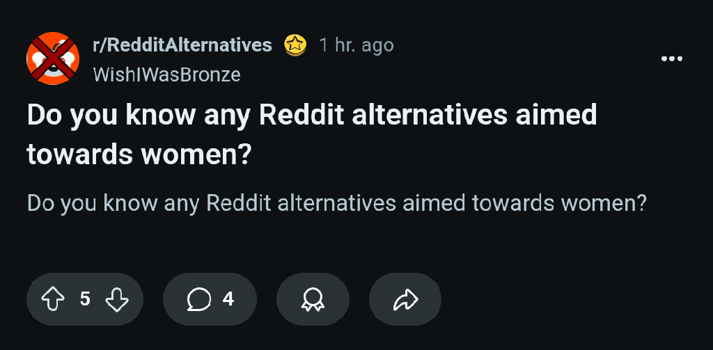 Are there any Lemmy/Mbin instances by women for women?